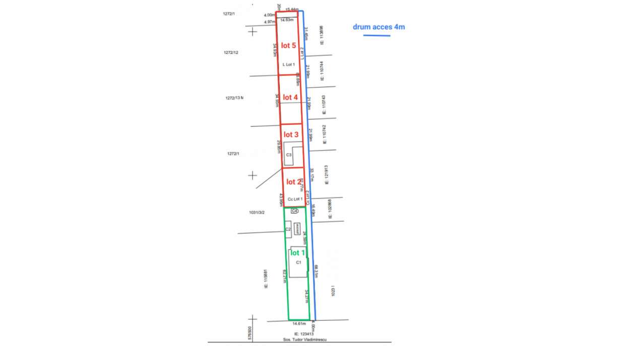 Teren de Vanzare | Domnesti | Stradal | Parcelabil | Utilitati existen - Imagine principală: 3/4