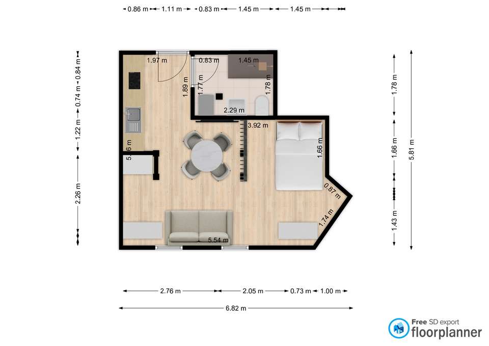 W pełni wyposażony kameralny apartament nad morzem - Sztutowo - Pełny obrazek: 5/15
