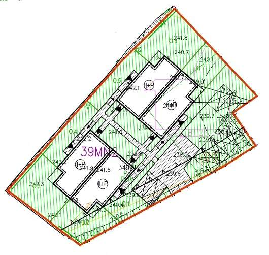 Działka z PNB pozwoleniem 8 mieszkań Wieliczka / Zabawa PUM 606 m² - Pełny obrazek: 4/12