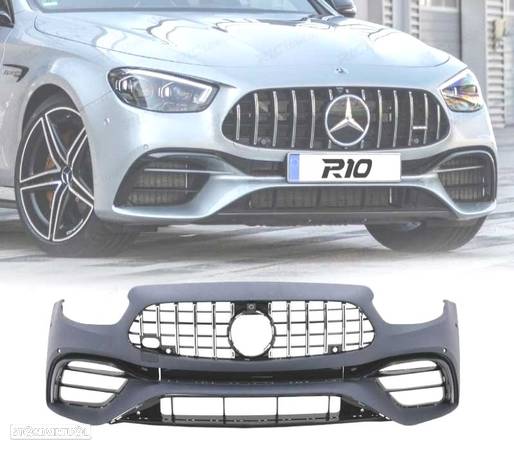 PARA-CHOQUES FRONTAL PARA MERCEDES W213 2021- C238 2021 LOOK AMG E63 - 1