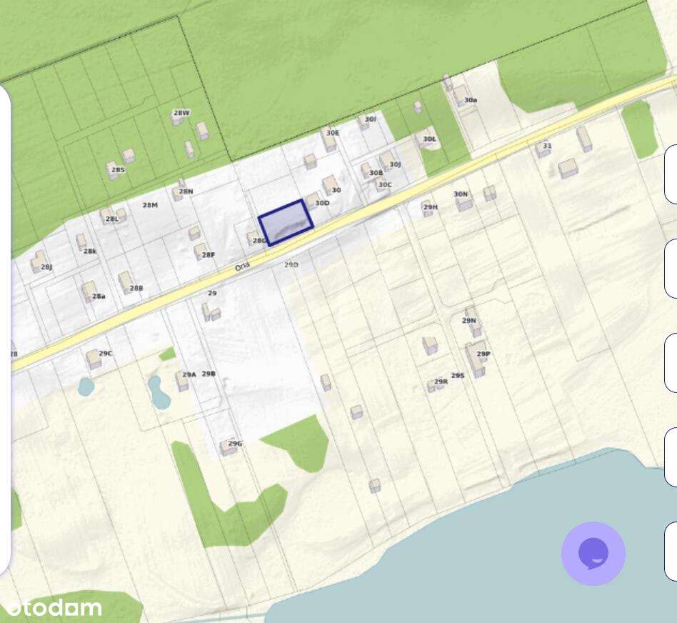 Działka budowlana 1319m2 w otulinie jezior - Pełny obrazek: 4/5