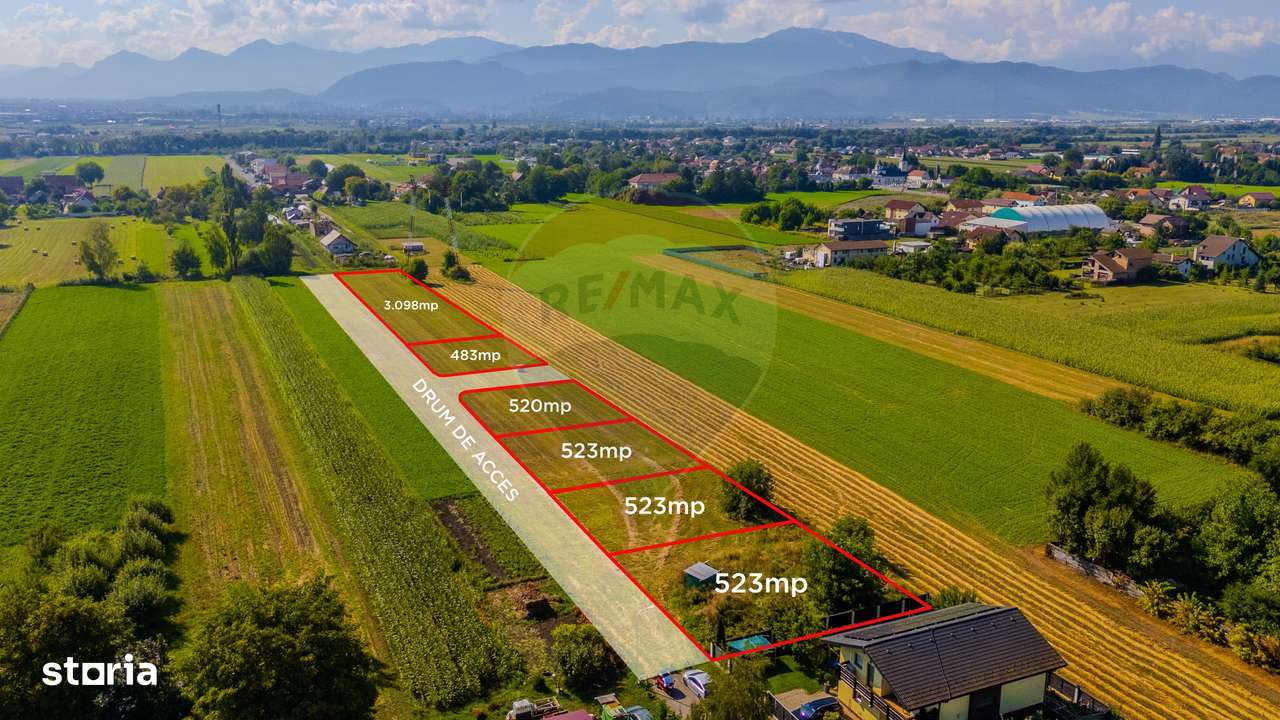 COMISION 0% Teren  483mp Brasov / Stupini - Imagine principală: 2/10