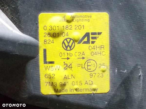 VW Sharan I Lift - lampa lewy przód - 5