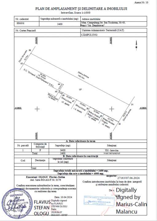 4 Terenuri spre Vanzare  Campulung Muscel - Imagine principală: 3/9