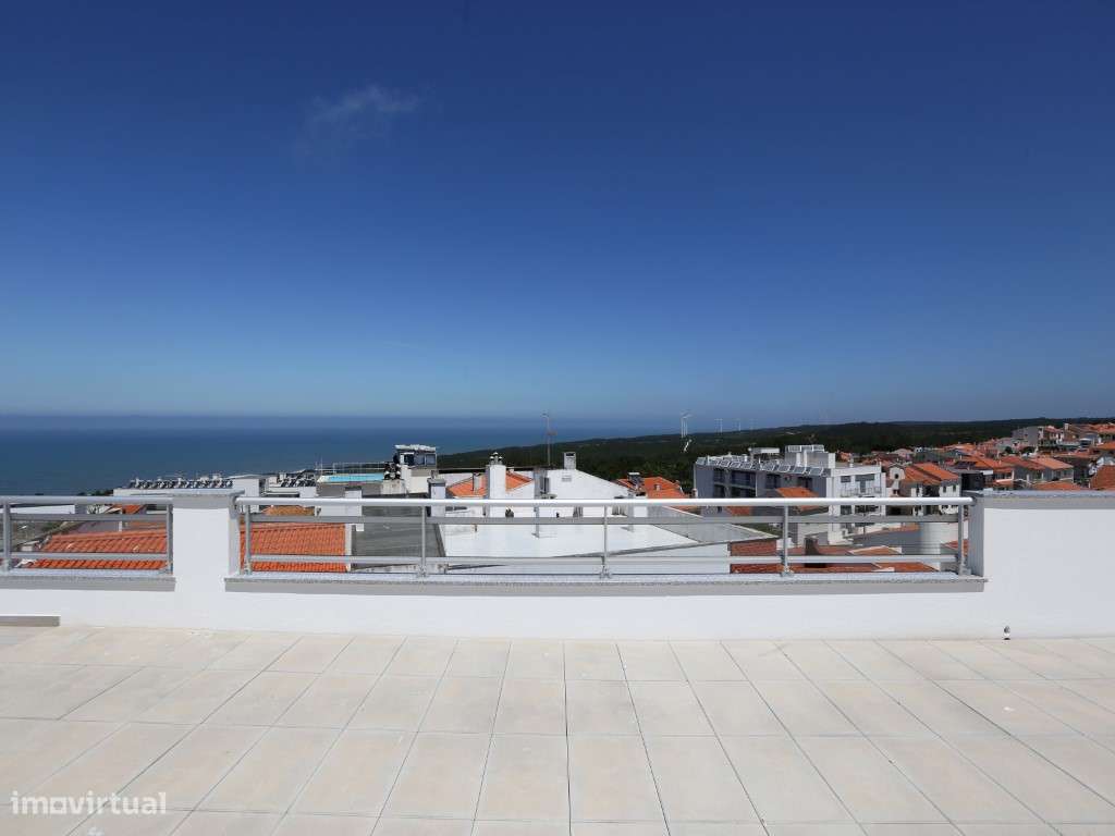 Fabuloso Apartamento T3 Novo com Vista de mar no Sítio Nazaré-27