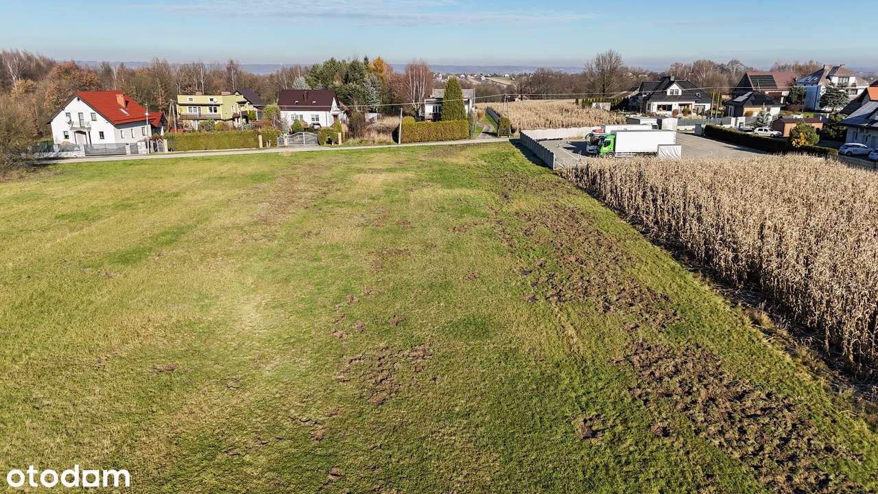 Działka budowlana 2800 m², asfalt, media, teren MN w Rączna-5