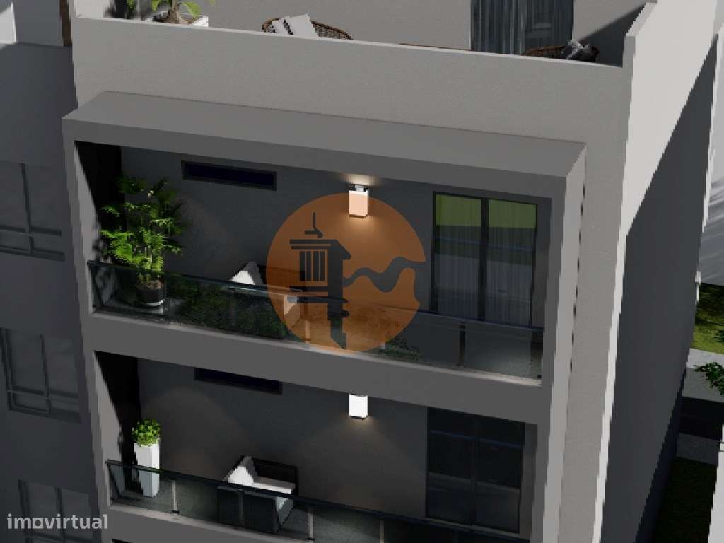 Duplex T3 vista mar a 50 metros da praia em construção - Grande imagem: 5/19