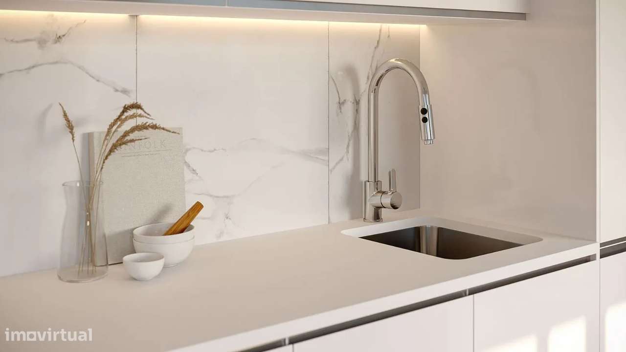 T1+1  Novo em Condominio c/PADEL, em Canidelo - Grande imagem: 4/22