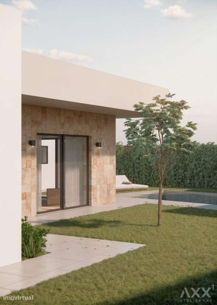 Moradia em construção com piscina. - Grande imagem: 5/13