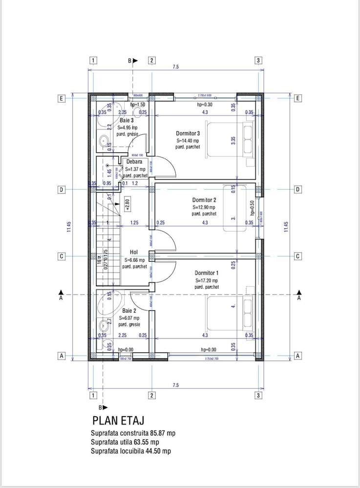 Vila LUX Parter+Etaj(stil mediteranean) in Stupini zona Plugarilor - Imagine principală: 5/20