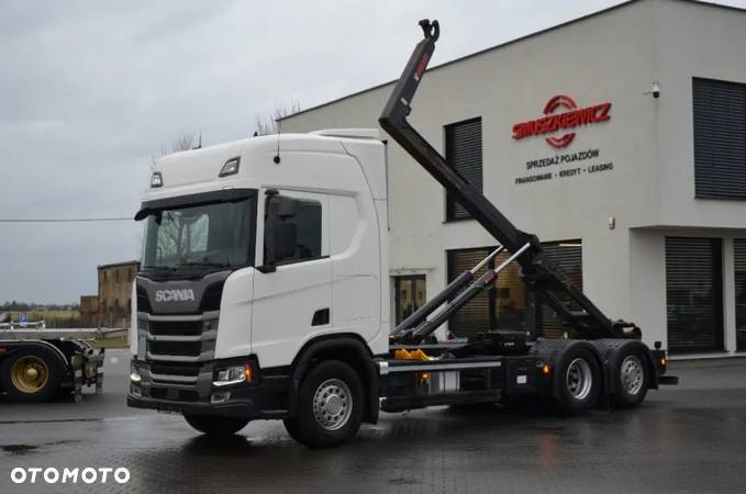 Scania R 450 6x2 HAKOWIEC HIAB ! OŚ POD. I SKRĘTNA, KLIMA P. FULL LED NAVI DE 929 - 3