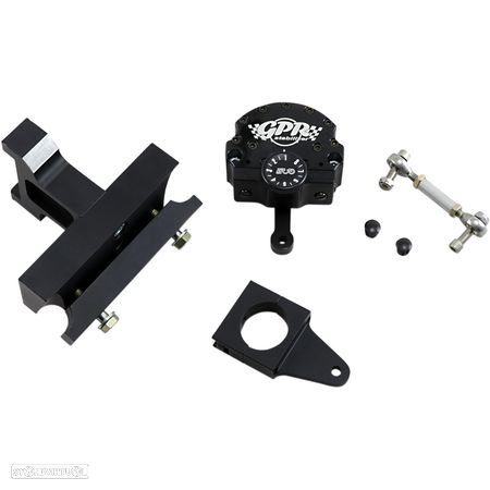 gpr steering stabilizer atv honda trx 450 black - 1