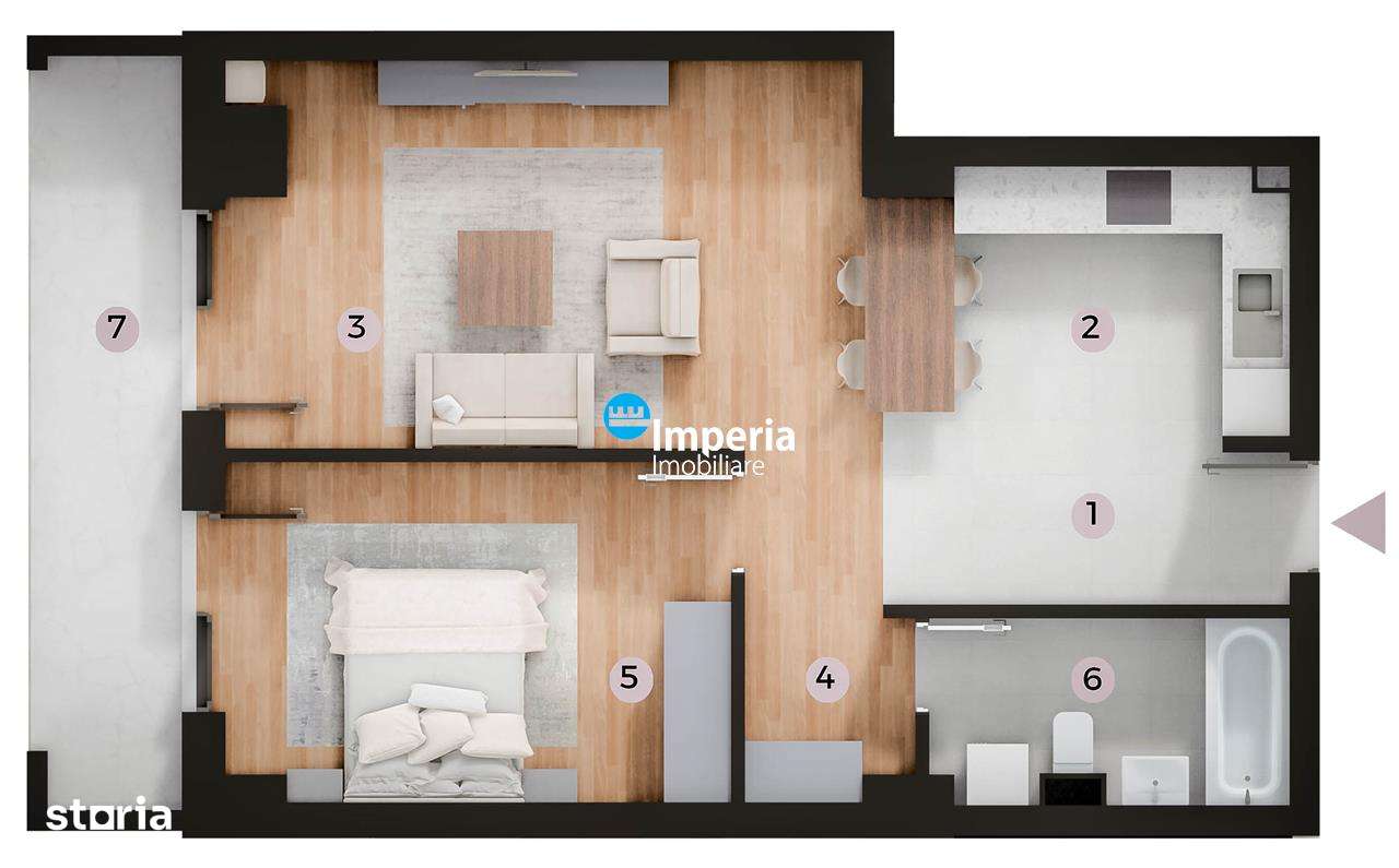 Apartamente noi, Tatarasi Kaufland, Pret Promotional! - Imagine principală: 3/6