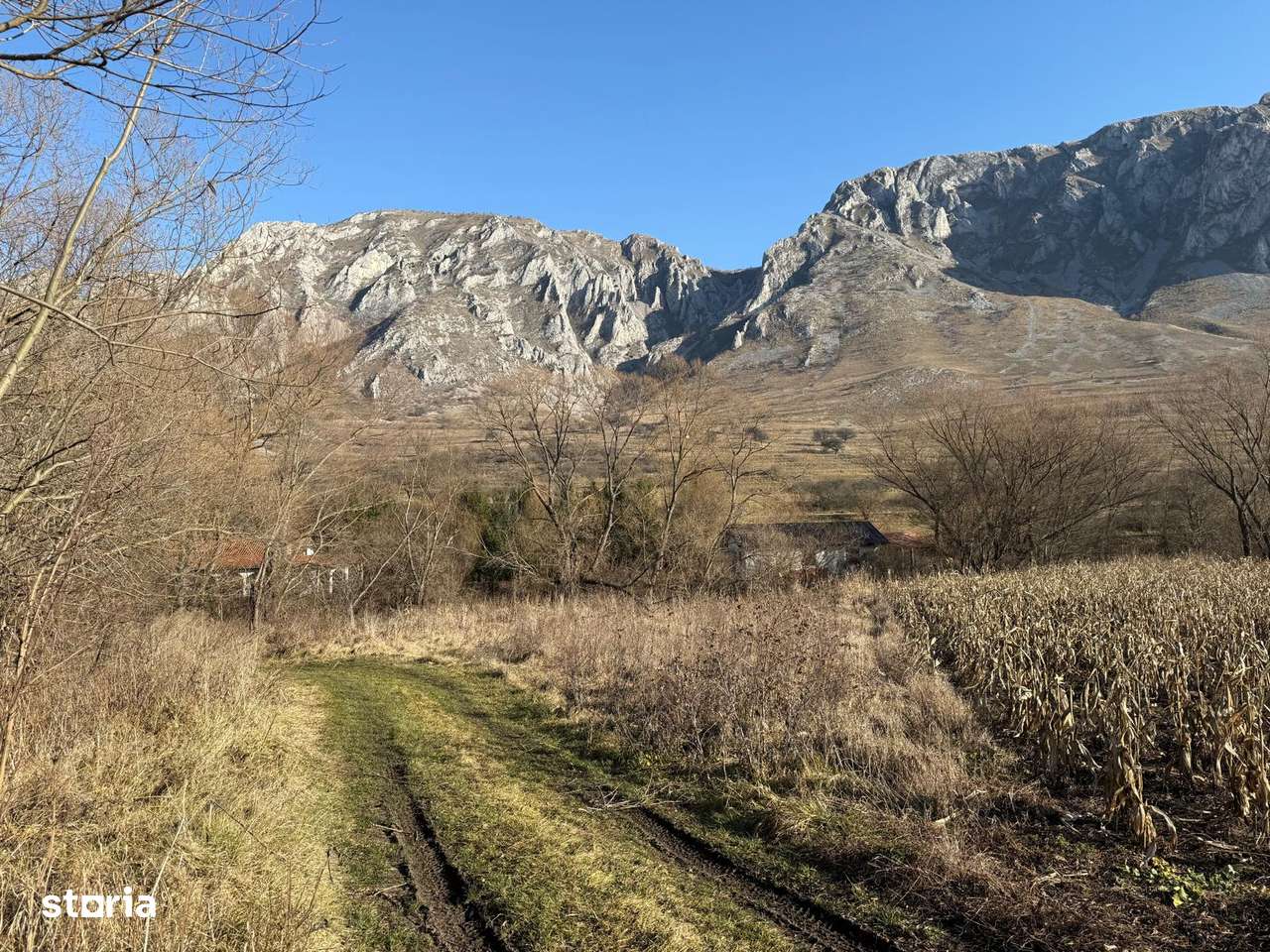 Teren 1.250 m² Rimetea, priveliște superbă, acces din 2 direcții - Imagine principală: 2/7