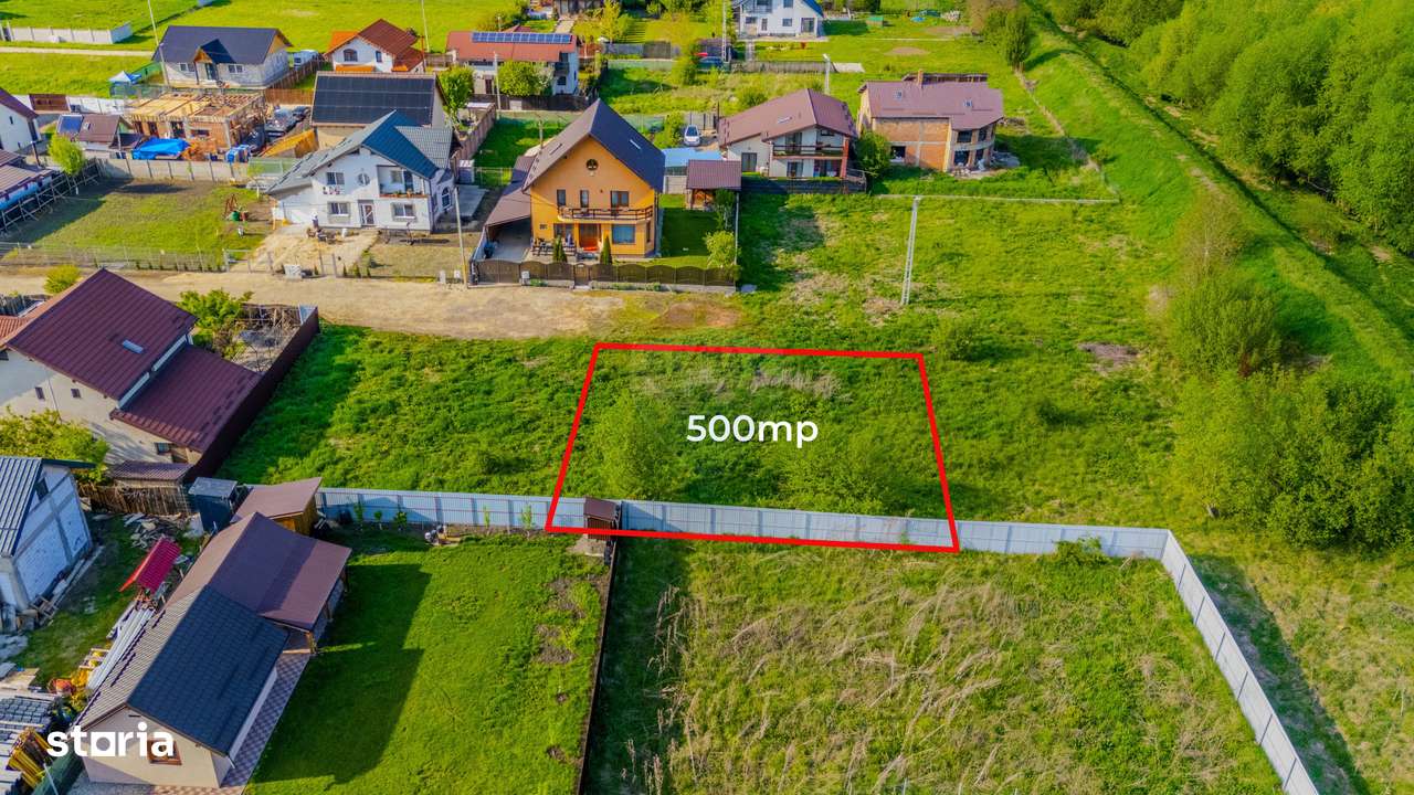 Teren 500mp Bod / Strada Lalelelor - Imagine principală: 1/12