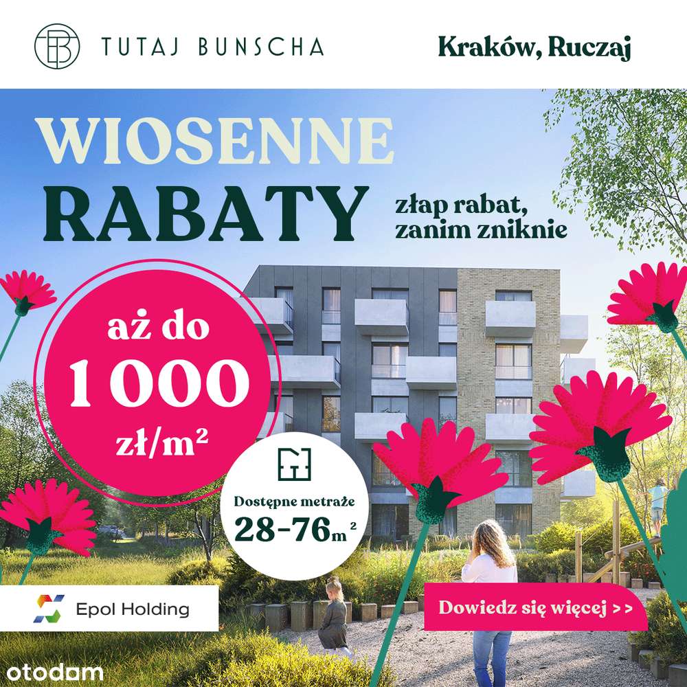 2-pokojowe mieszkanie 39 m² + balkon 13 m², Bezpośrednio - Vista 2