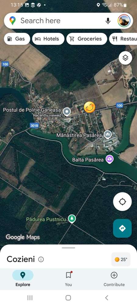 Ganeasa Cozieni Manastirea Pasarea,asfalt, 200m de Politia Ganeasa-2