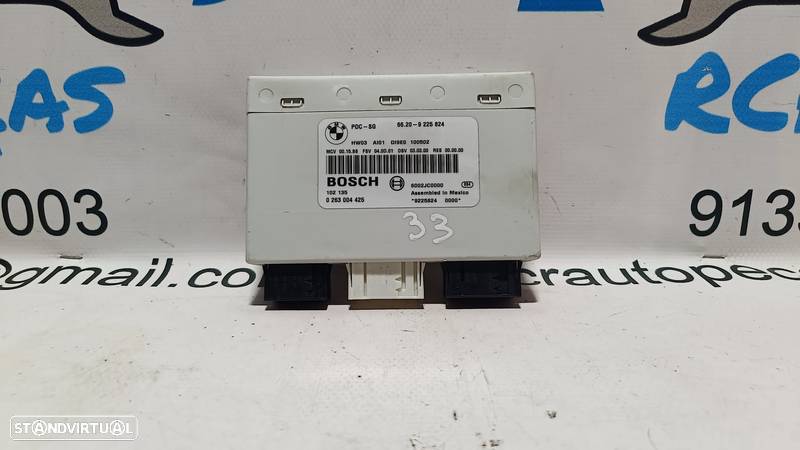 CENTRALINA MODULO TRAVÃO MÃO ELETRICO BMW SERIE 1 E87 66209225824 9225824 0263004425 BOSCH E81 E82 E87 LCI E88 SERIE 3 E90 E90 LCI E91 E91 LCI E92 E92 LCI E93 E93 LCI X1 E84 X5 E70 E70 LCI X6 E71 Z4 E89 - 4