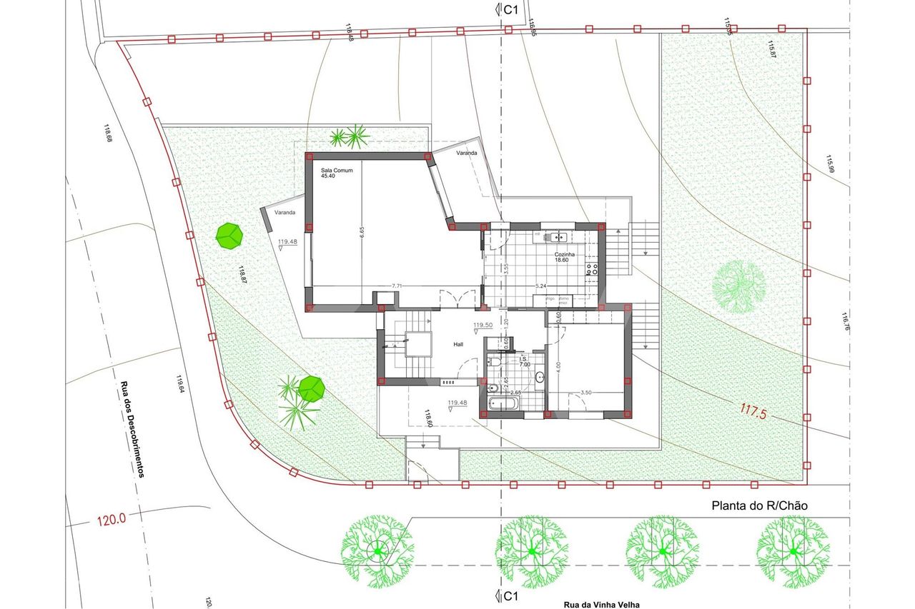 Moradia T4 | OBRA NOVA | Projecto aprovado | Licença a pagamento