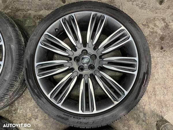 Set Jante aliaj RANGE ROVER VELAR cu cauciucuri vara 265/40R22 , cod janta J8A2-1007-UA , J8A2-1007-TA - 4