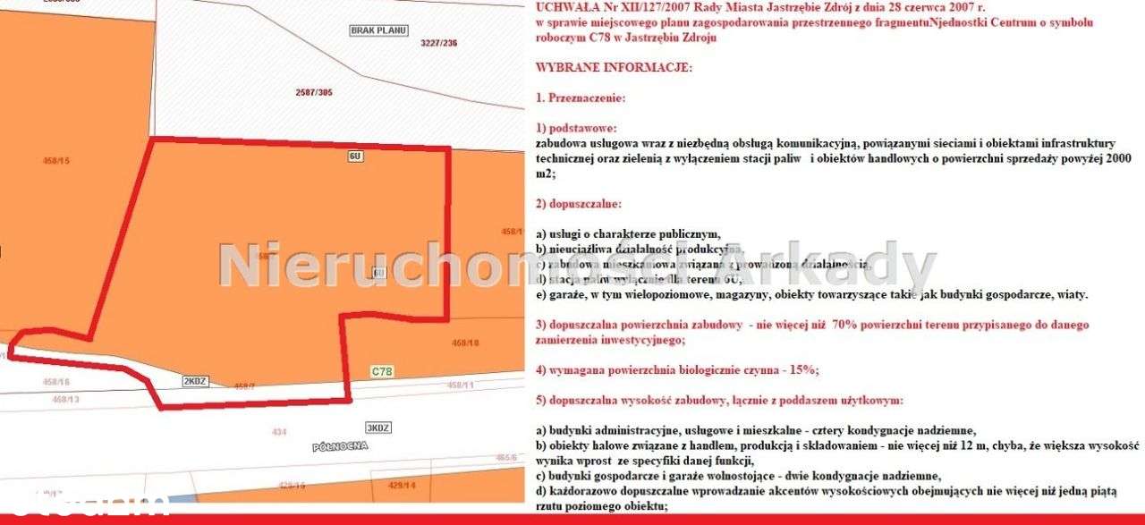 Działka usługowa w centrum !-6