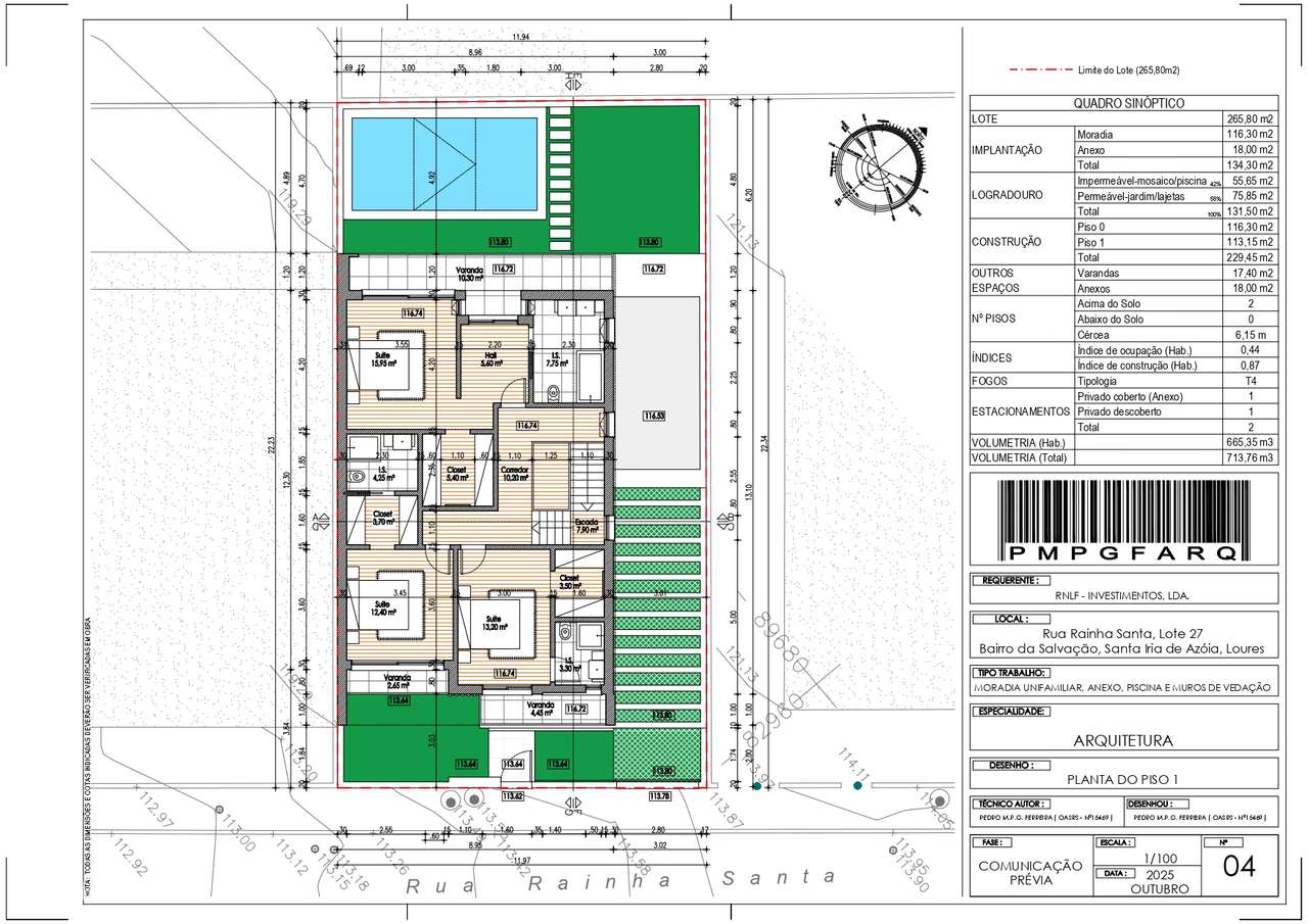 Terreno Urbano - Moradia T4 c/ Garagem e Piscina - Santa Iria de Azoia-7