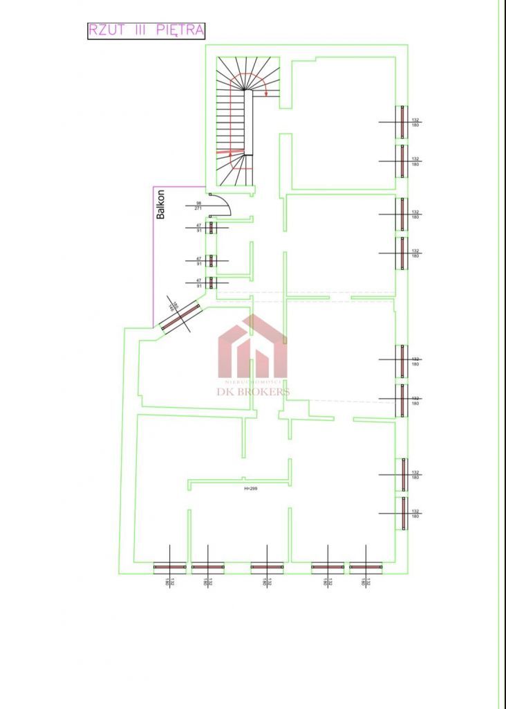 Unikalna oferty!Lokal na 3piętrze 144m2 w centrum