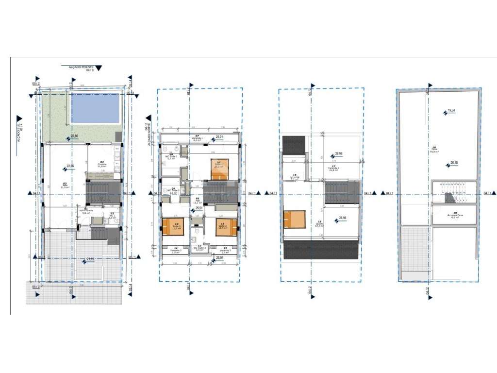 Moradia em banda T3+1 inserida em Alcochete - Grande imagem: 5/22