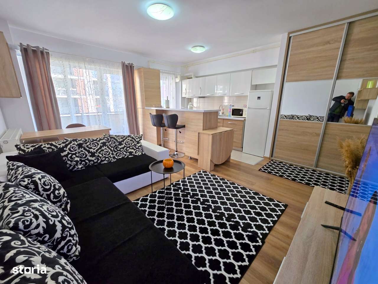 2 camere, bloc nou, mobilat modern, in Buna Ziua, in Bonjour Residence - Imagine principală: 4/14