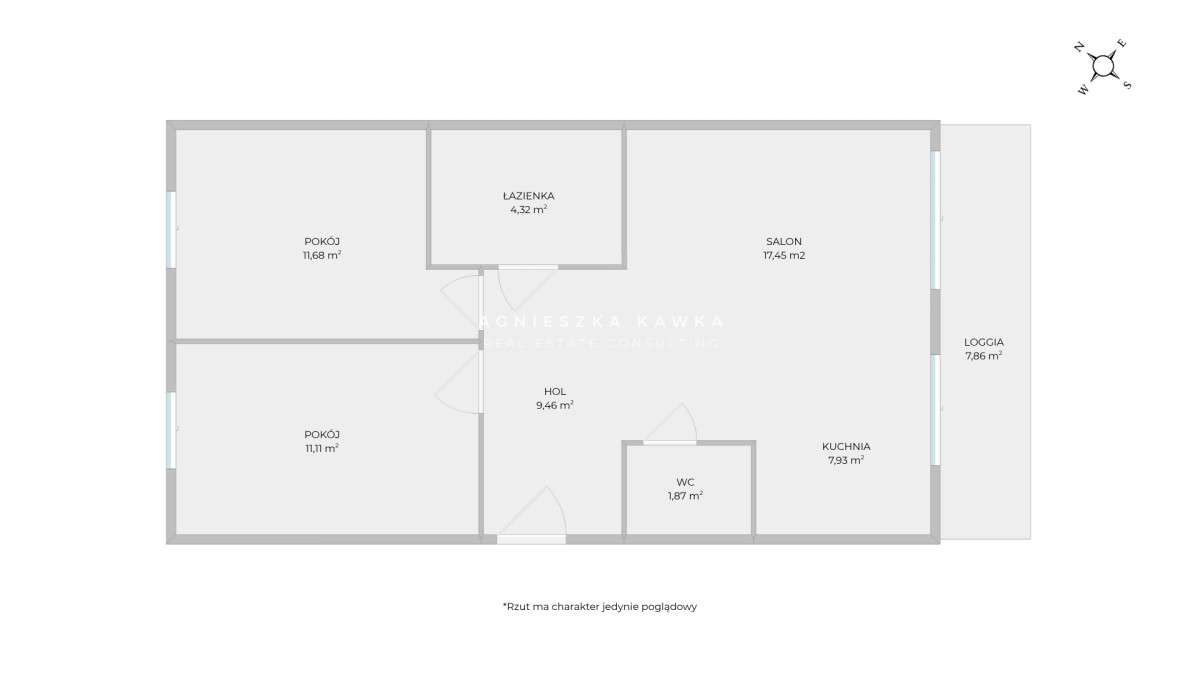 Osiedle Wilno – 3pokojowe mieszkanie z dużą loggią-16