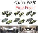 KIT COMPLETO DE 24 LÂMPADAS LED INTERIOR PARA MERCEDES CLASE S W220 1999-2005 - 1