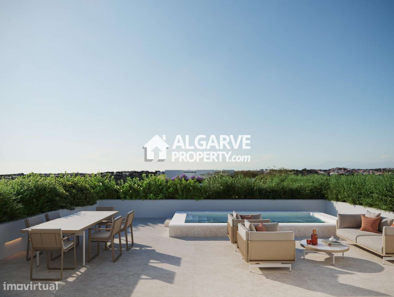 Duplex T4 de Luxo com Piscina no Terraço no Centro de Vilamoura – Bota - Grande imagem: 5/23
