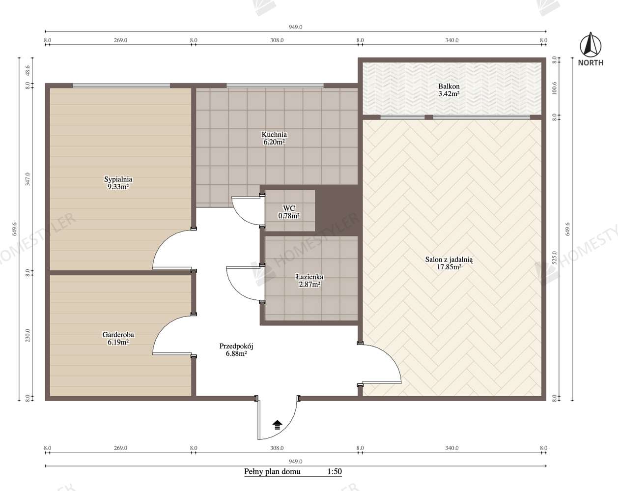 2-pokoje+ Garderoba, Gotowe do zamieszkania. Wyposażone !-16