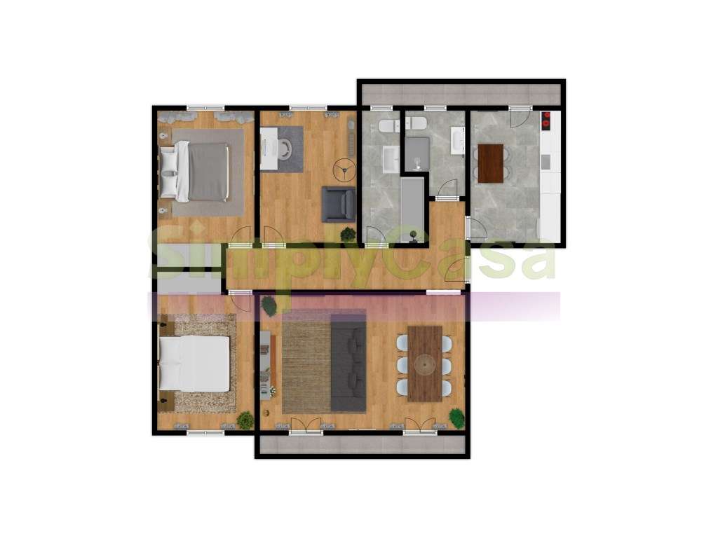 Apartamento T3 Remodelado com Vista para o Rio Sado - Uma Oportunid...-7