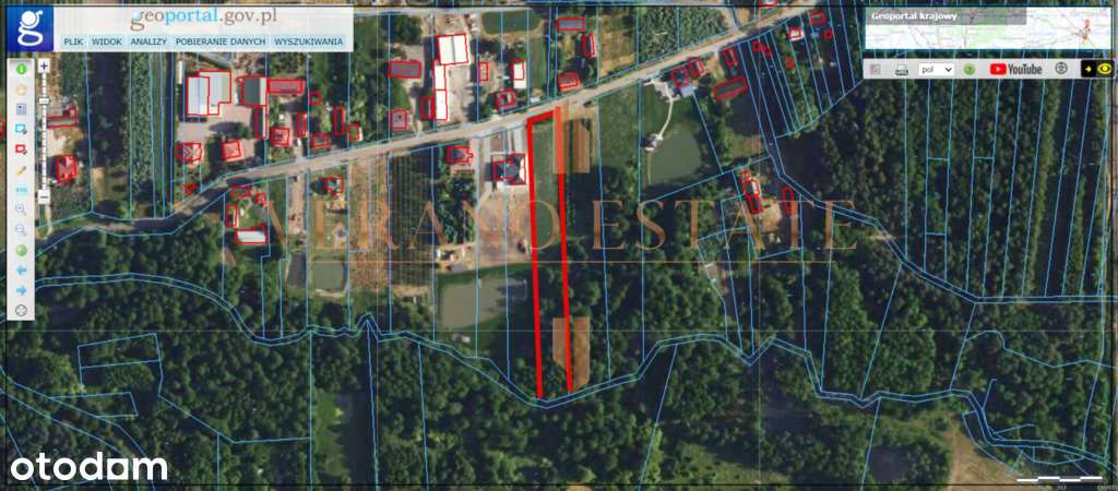 Wyjątkowa działka z dostępem do rzeki | 3600m2 - Pełny obrazek: 2/4