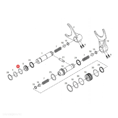 Pierścień oring WOMu Massey Ferguson X548901066000 Oryginał - 3