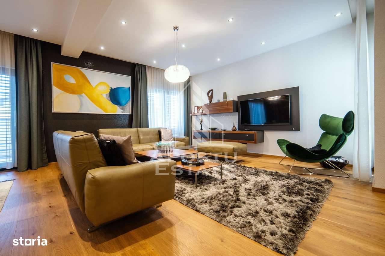 Casa exclusivista, mobilier de lux,  garaj si terasa de 35mp in Giroc. - Imagine principală: 5/20