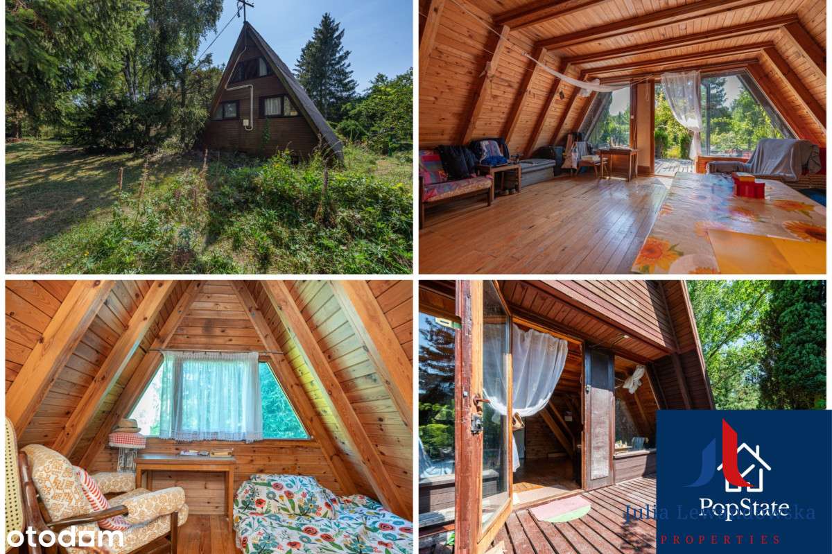 Działka budowlana z domkiem letniskowym-17