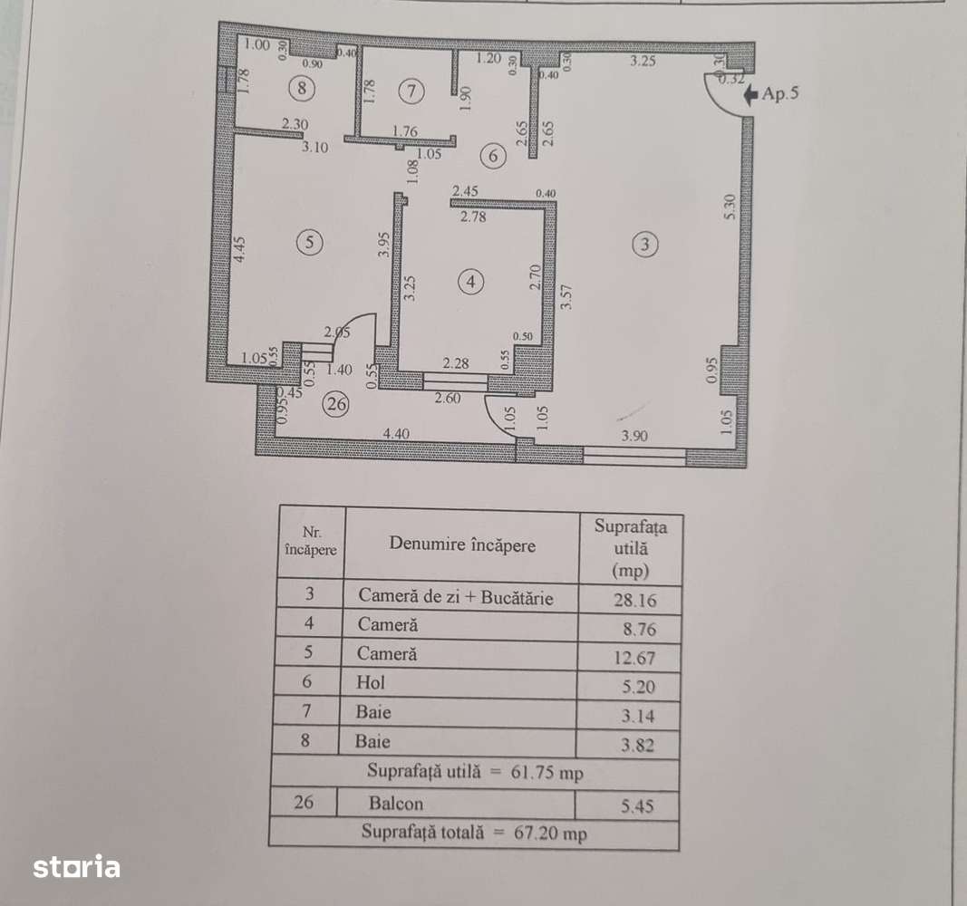 Apartament 3 cam Ovidiu-7