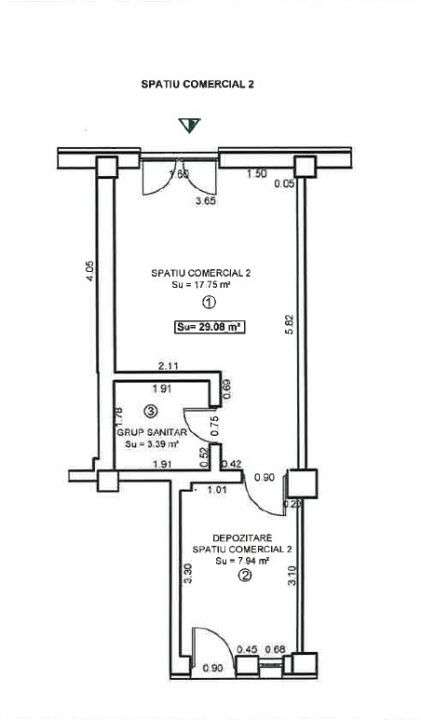 Spatiu comercial cu terasa si parcare – Strada Crizantemelor, Zona I-12