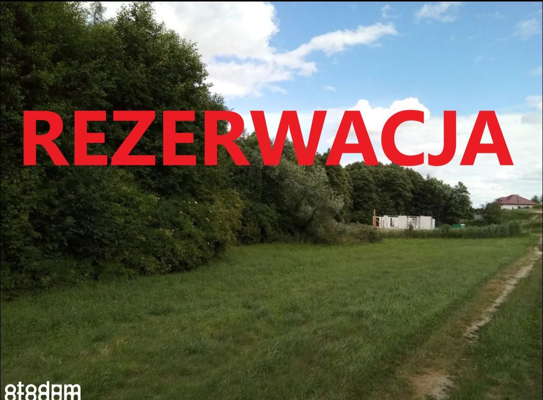 REZERWACJA Sprzedam działkę Brodnica ok Targowej