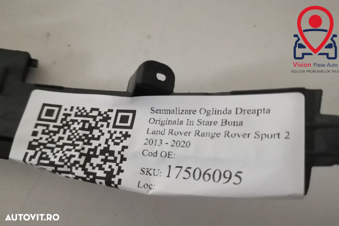 Semnalizare Oglinda Dreapta Originala In Stare Buna Land Rover Range Rover Sport 2 2013 2014 2015 2 - 7