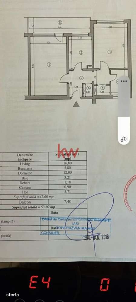 Apartament cu 2 camere decomandate in Podu Ros,  vizavi de Palas, COMI-10