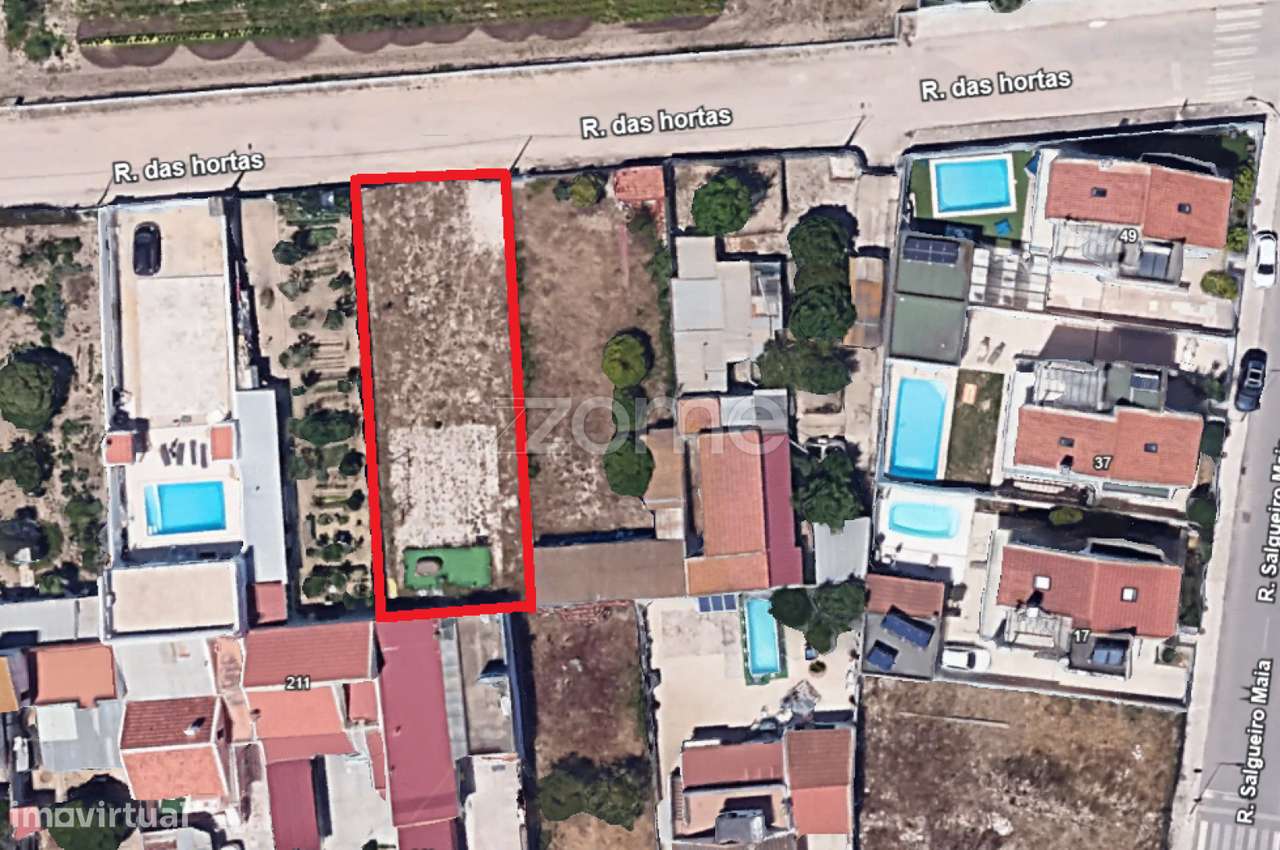 Terreno Urbano Rua da Hortas, Lt13, com 399m2, Atalaia, Montijo - Grande imagem: 2/7