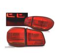 FAROLINS TRASEIROS LED PARA VOLKSWAGEN VW TIGUAN 07-11 RED VERMELHO - 1