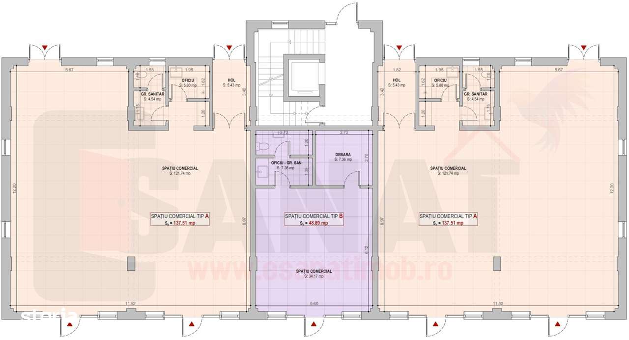 Spatii Comerciale, NOI, parcare, office + grup sanitar | DEZVOLTATOR-0
