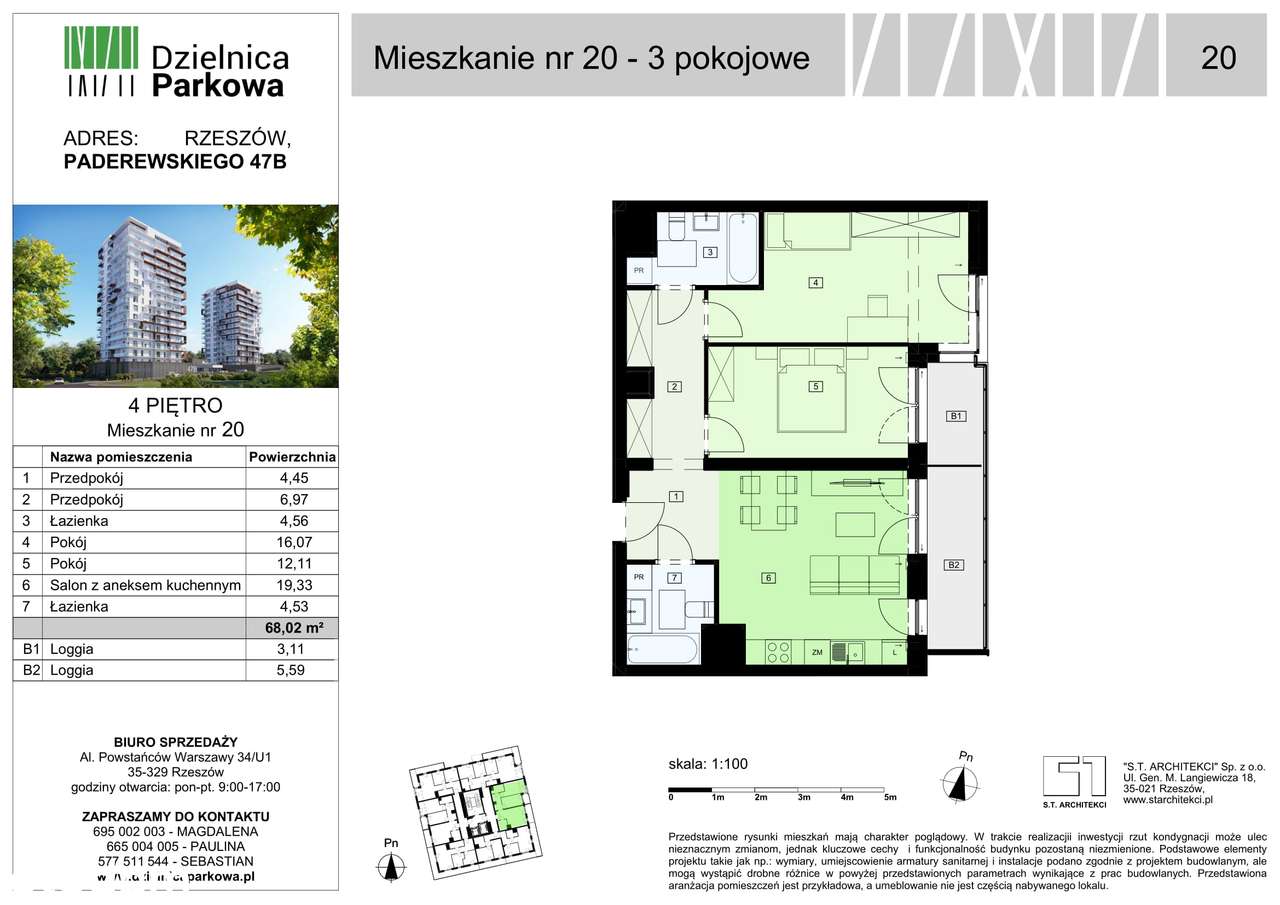świetna lokalizacja | 3 pokoje| SPRAWDŹ| - Pełny obrazek: 3/8
