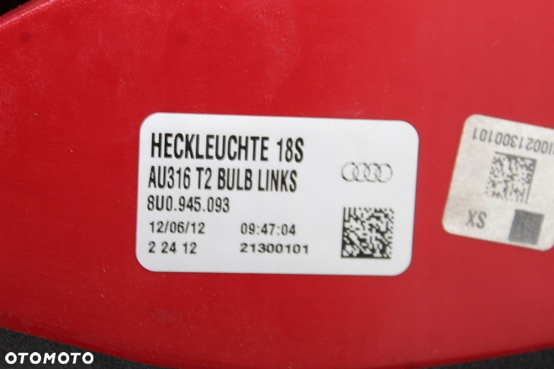 AUDI Q3 8U LAMPA TYŁ LEWA 8U0945093 - 6