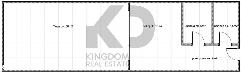 Kawalerka z oddzielną kuchnią/Taras 56m2/Tarchomin-12