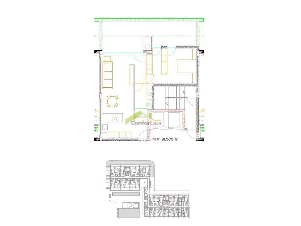 Apartamento T1 em Ferreiros - Condomínio Fechado com Piscina e Ginásio-14